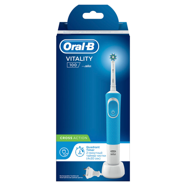 Купить  зубная щетка Oral-B Braun VITALITY  D100.413.2 Cross Action Blue-9.jpg